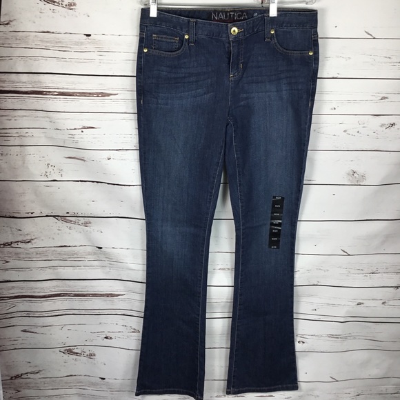 New Nautica Bootcut Jeans 8/29 - Picture 1 of 5